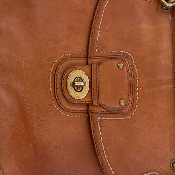 Coach Vintage Willis Legacy Leather Brown Crossbody Bag G1269-19132 Used - Picture 8 of 16